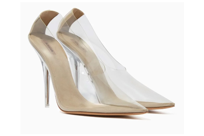 Yeezy - Transparent PVC Point-Toe Pumps